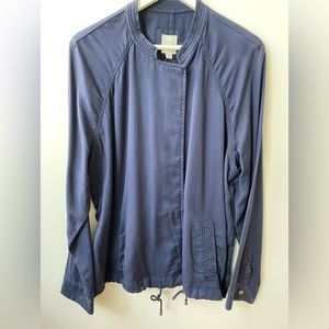GAP - 100% Lyocell - Light Weight, Dark Navy, Soft Drapey Jacket - XXL